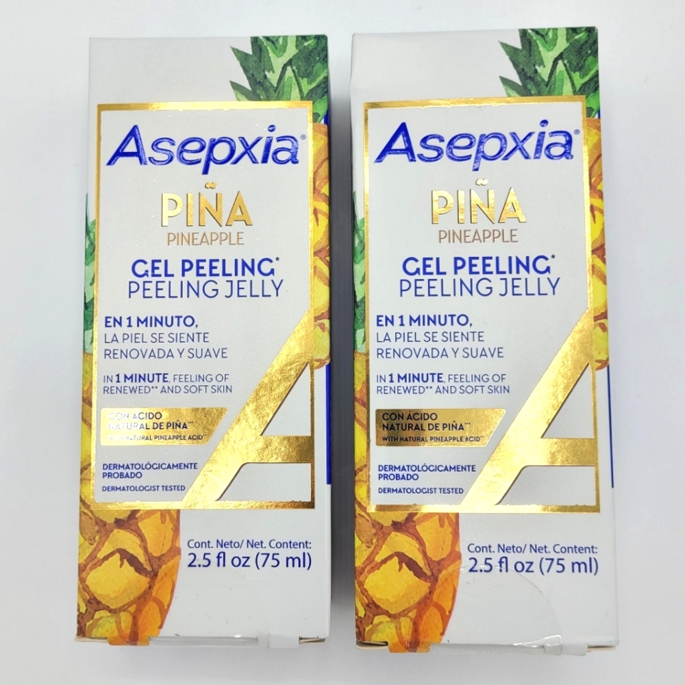2x Asepxia Face Peel Facial Exfoliator Gel Peeling Jelly Natural Pineapple Acid